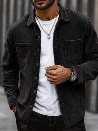 Paul | Lässiges Overshirt für moderne Looks – Schwarz