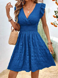 Sommerkleid für Damen - Elegantes Luftiges italienisches Maxikleid – Blau
