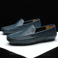 VILHELM - BEQUEMER MOKASSIN – Blau