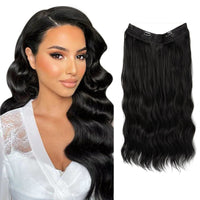 GlamSchleier™ Sofortige Haartransformation – Fast Schwarz
