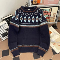 Ezra | Vintage Icelandic Sweater – Marine