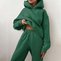 Mave | Oversize-Jogging-Set – Grün