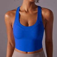 Sportlicher Yoga Bh Für Damen | Enge Passform – Blau