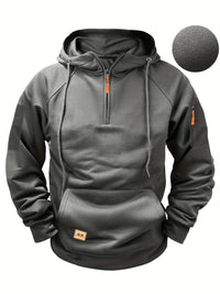 Hoodie Herren Warm Mit Kapuze | Casual & Funktional – Dunkelgrau