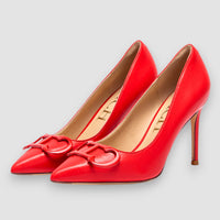 Cloë | Brillante Heels – Rot