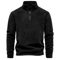 ROMAN - Warmer Herren Langarm-Pullover – Schwarz