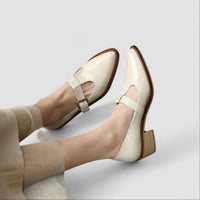 Nelly® | Orthopädische Mary Jane Schuhe – Beige