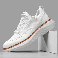 DIMITRI - LEDERSPORTSCHUHE – Weiß