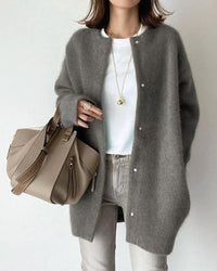 Warme Strickjacke für Damen | Vielseitig und Komfortabel – Grau