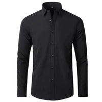 Heidi-Mode | Stretch Hemd – Schwarz