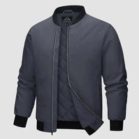Warme Winterjacke für Männer - Mathias – Grau