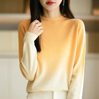 ZELDA - PULLOVER MIT OMBRÉ-EFFEKT – Gelb