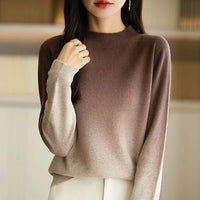 ZELDA - PULLOVER MIT OMBRÉ-EFFEKT – Braun