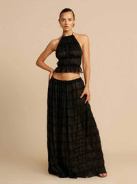 Rosalie | Trägerloses Kleid – Schwarz