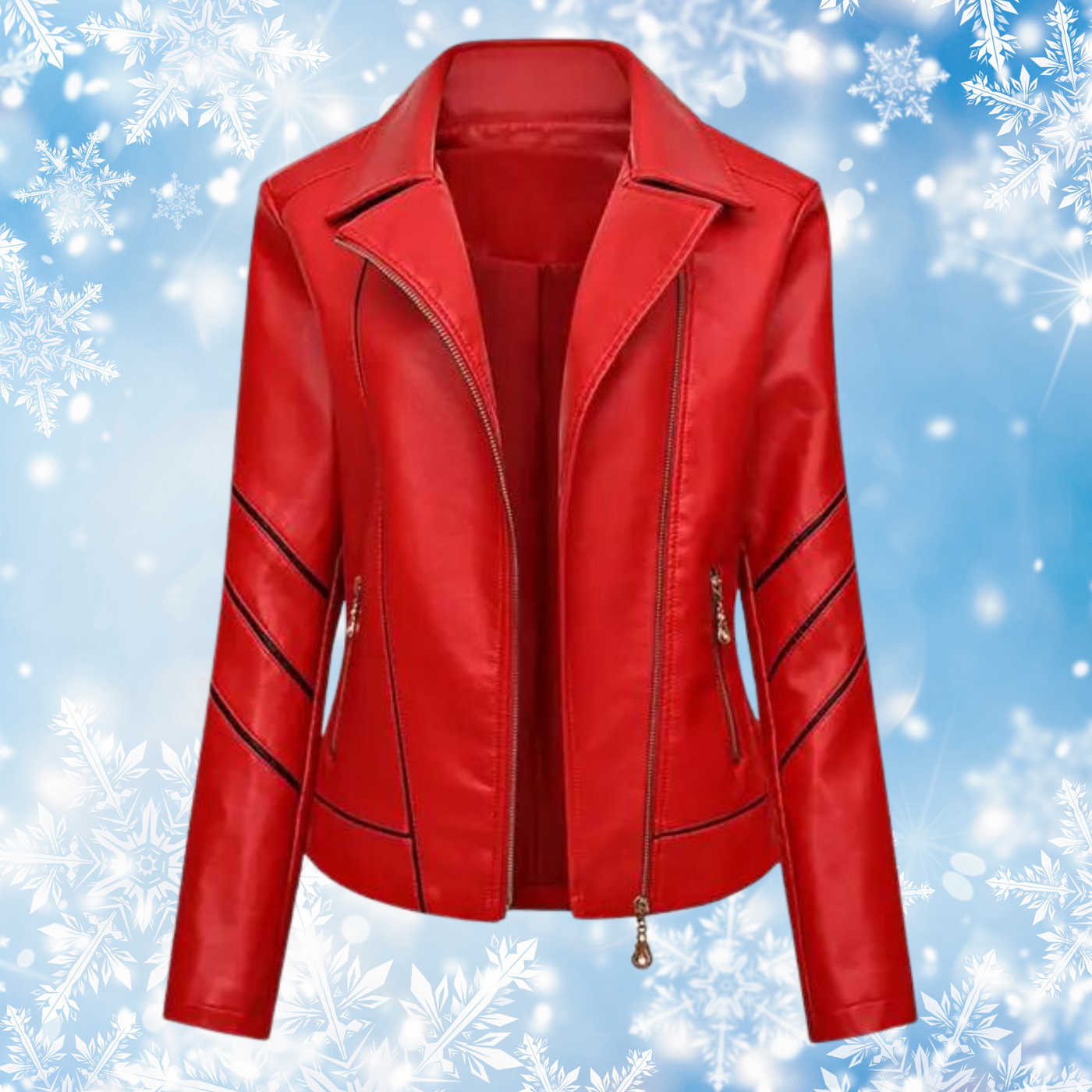 Wendine | Elegante Kunstlederjacke für Damen