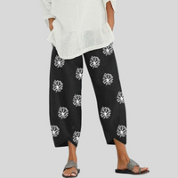 IDA - Lässige lockere Hose – Schwarz