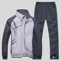 Gerald - Sportbekleidungsset für Männer – Grau