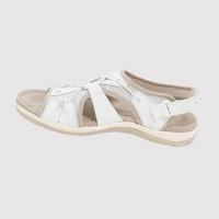 Damen Bequeme Sandalen Mit Offener Spitze | Lässig – Weiß