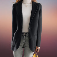 Bliz | Woll Blazer Mantel – Schwarz