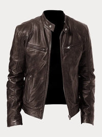 Gottfried® | Lederjacke – Braun