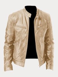 Leopold-Marie® | Lederjacke – Gold