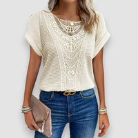 Mora | Elegante Bluse – Beige