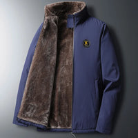 Ironcliff™ Jacke Mit Samtweichem Innenfutter und Premium-Finish – Blau