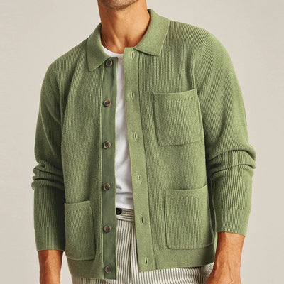 Olitreia | Warmer Strick-Cardigan für Herren