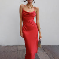 Skylar - Elegantes und bequemes Kleid für Frauen – Rot