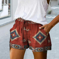 ROSIE - Schicke Strandshorts – Rot