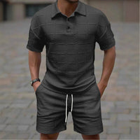Draven™-Set mit Hochwertigem, Strukturiertem Stoff und Modernem Design – Schwarz