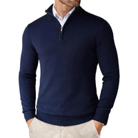 Boris™ | PULLOVER MIT HALBEM REISSVERSCHLUSS – Marine