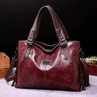 Adore | Ledertasche – Weinrot