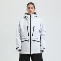 Unisex-Skijacke für Wintersport | funktionale Ausführung – Weiß