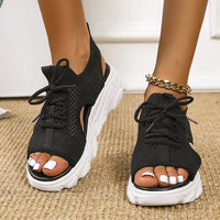 Addison | Konturiertes Fußbett Fußgewölbestütze Sandalen – Schwarz