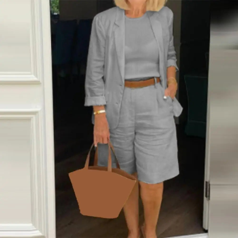 Zariah - Luxuriöses Blazer- und Shorts-Set