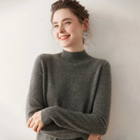 Livia Cashmere Sweater – Grau