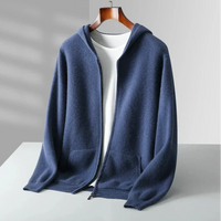 Lucerne Cashmere Hoodie – Blau
