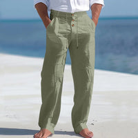 Linen Summer Pants – Grün