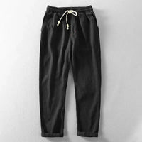 Boby - Drawstring-Sommerhosen – Schwarz