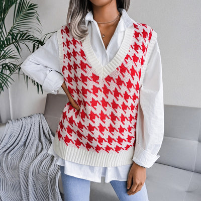 Bersha College Sommerpullover | Leichter Damenpullover im College-Stil mit Druck