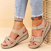 Valerie | Fußgewölbestütze Leicht Sandalen – Beige