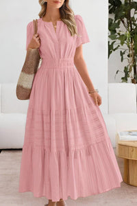 Sophie | Damen Maxikleid elegant für warme Tage – Rosa