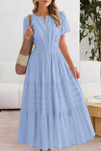 Sophie | Damen Maxikleid elegant für warme Tage – Blau