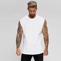 Kryven™- Tanktop aus Premium-Strick mit Muscle-Fit-Schnitt – Weiß