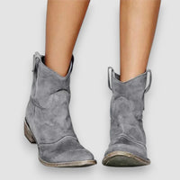 Sabine | Vintage Cowboystiefel – Grau