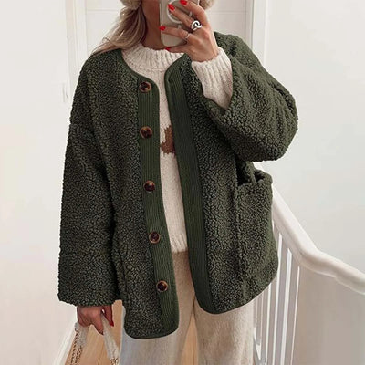 Palyntaya | Damen Winterjacke gemütlich und dick mit langen Ärmeln