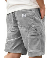 Lucas - Veredelte Cargoshorts – Grau