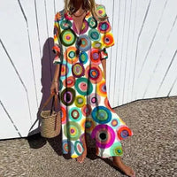 Alyssa Robe Boho Chic – Mehrfarbig 2