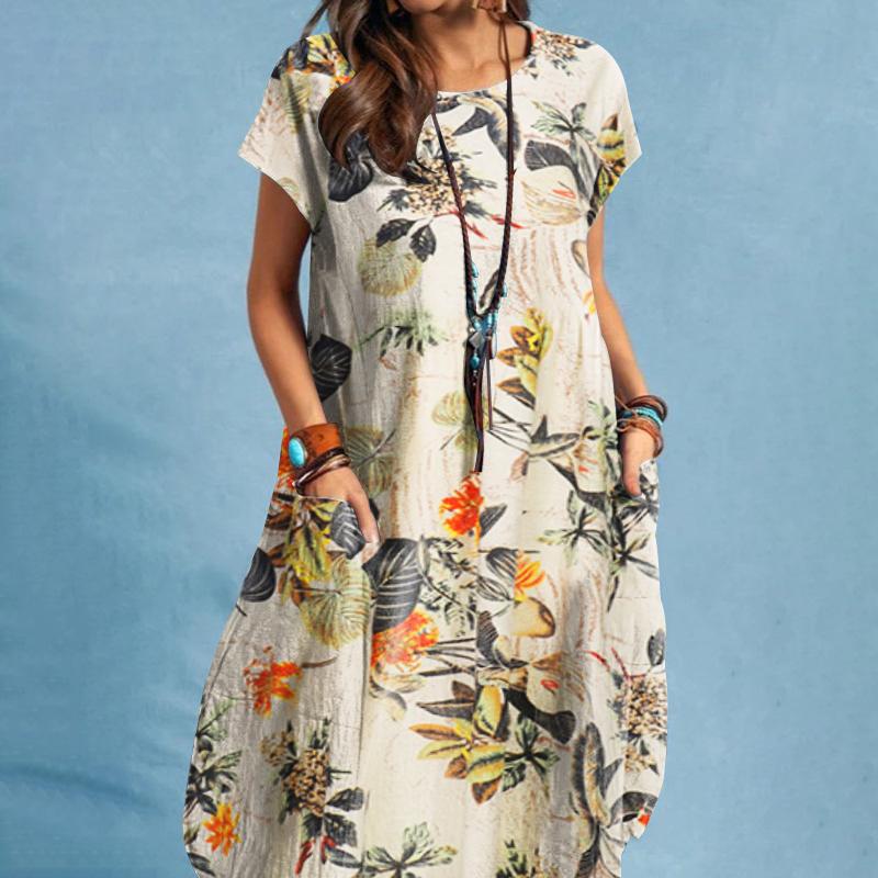 Jane | Bequemes Bloemen Retro Vintage Kleid | 50% RABATT!